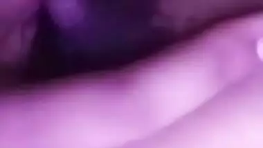 Dark nipples desi girlfriend on video call topless at night