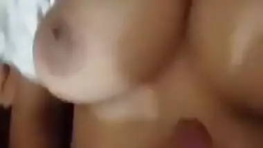 Desi Sexy Gf Taking Cum On Boobs