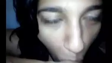 Pakistani sex movie scene of Muslim bhabhi giving consummate blow job