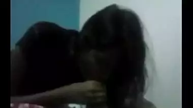 XXX sex sexy video of college girl Bani sucking cock
