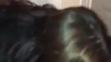 Hot Indian housewife spanking herself