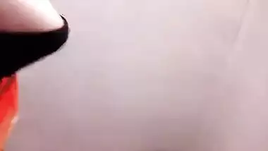 Man lies next to Indian with naked XXX boobs going to punish her