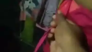 Cute sexy Bengali wife striptease show