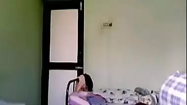 Hot Desi Sister Caught Drying Nude Body