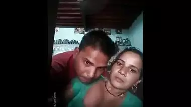 Young man having fun with her married hot sister