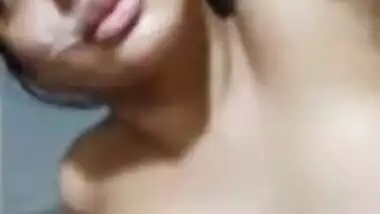 Cute Desi Girl Facial With Cum